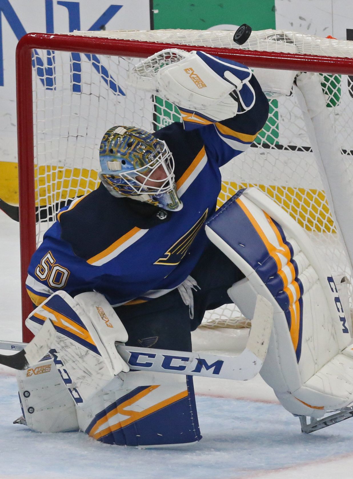 The Blues take on the Oilers at the Enterprise Center